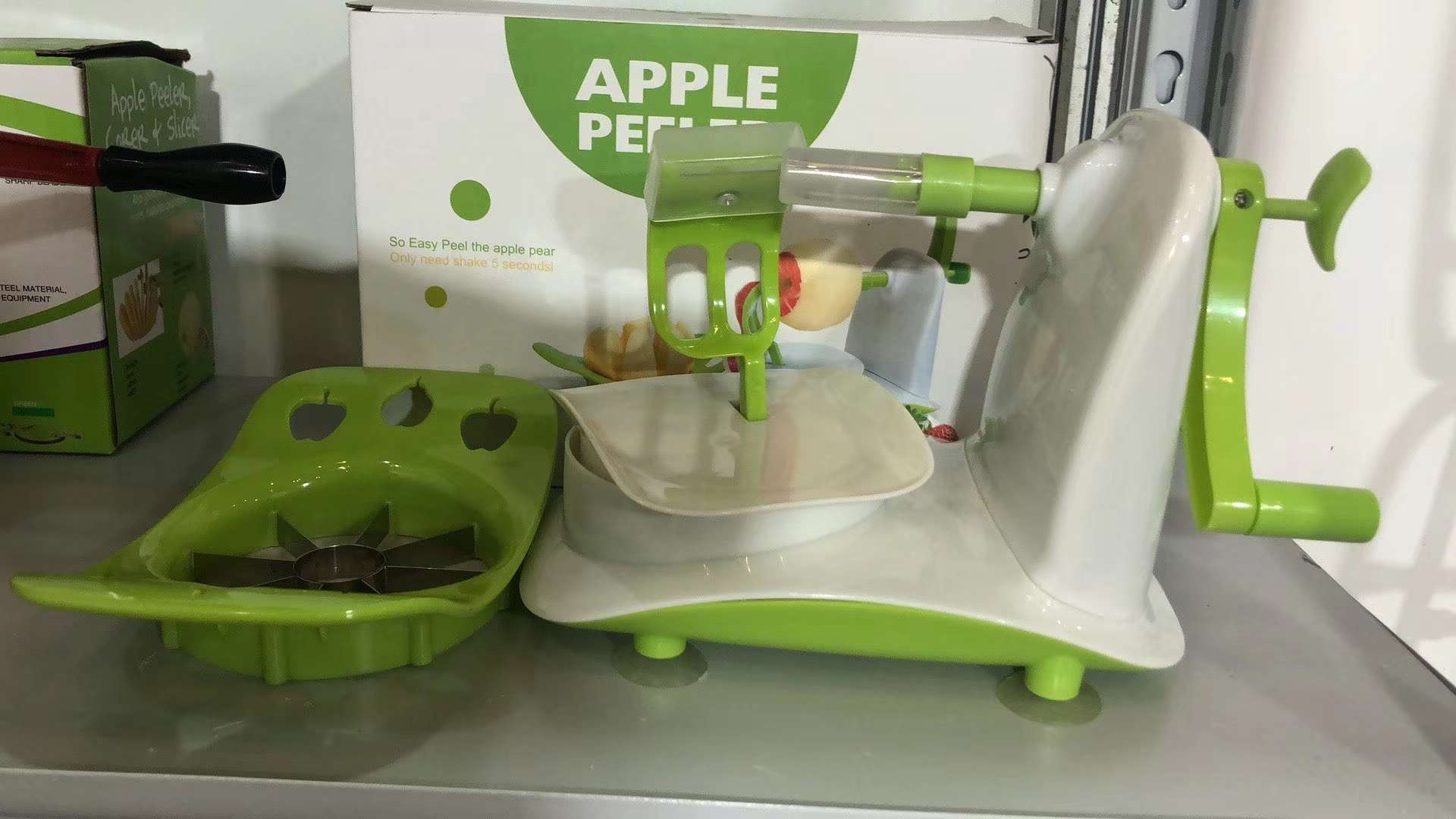 苹果削皮机手动去皮器手摇苹果削皮机土豆削皮机快速水果削皮器详情图3