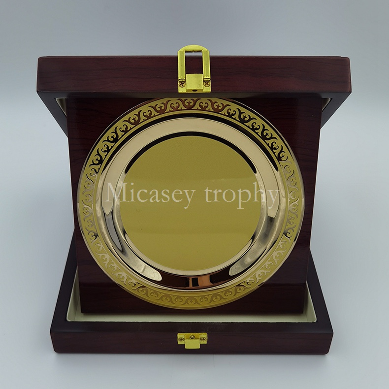 Medallas autorizadas eventos medallas de madera juegos de madera ceremonia de entrega de premios placa de madera redonda
