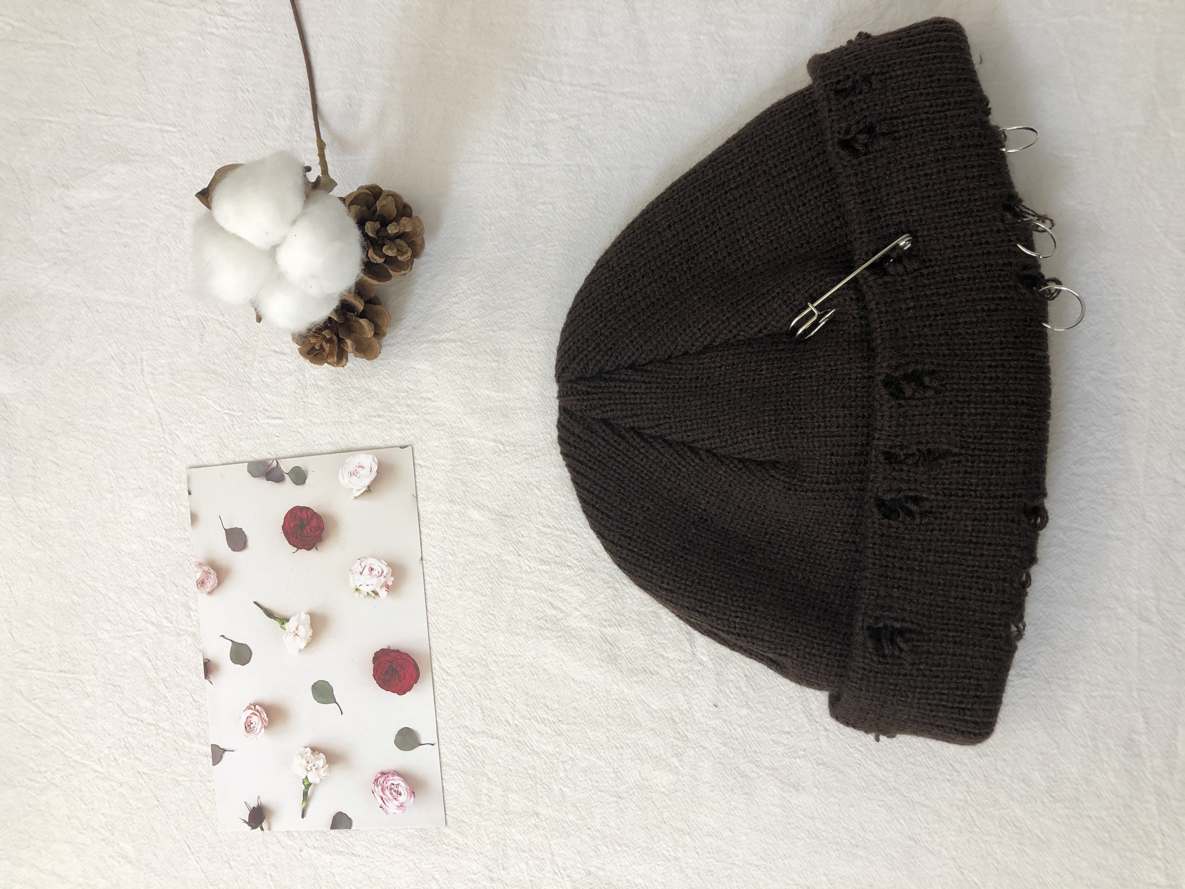 嘻哈破洞别针帽详情图10