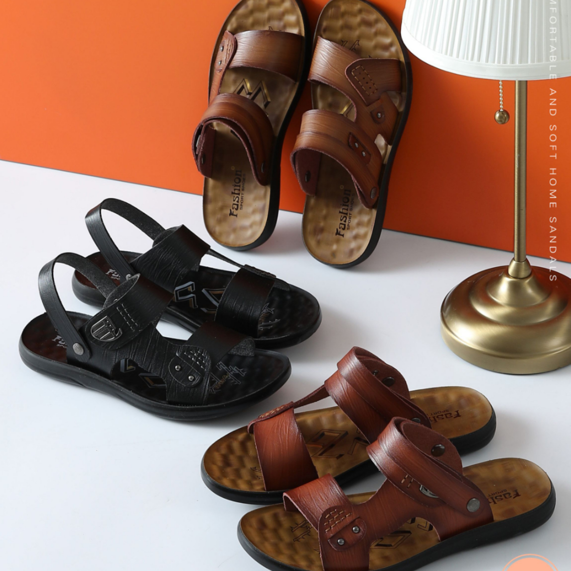 Men's sandals over microfiber 665