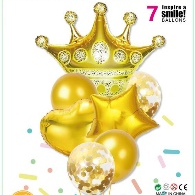 7pcs皇冠铝模球套装