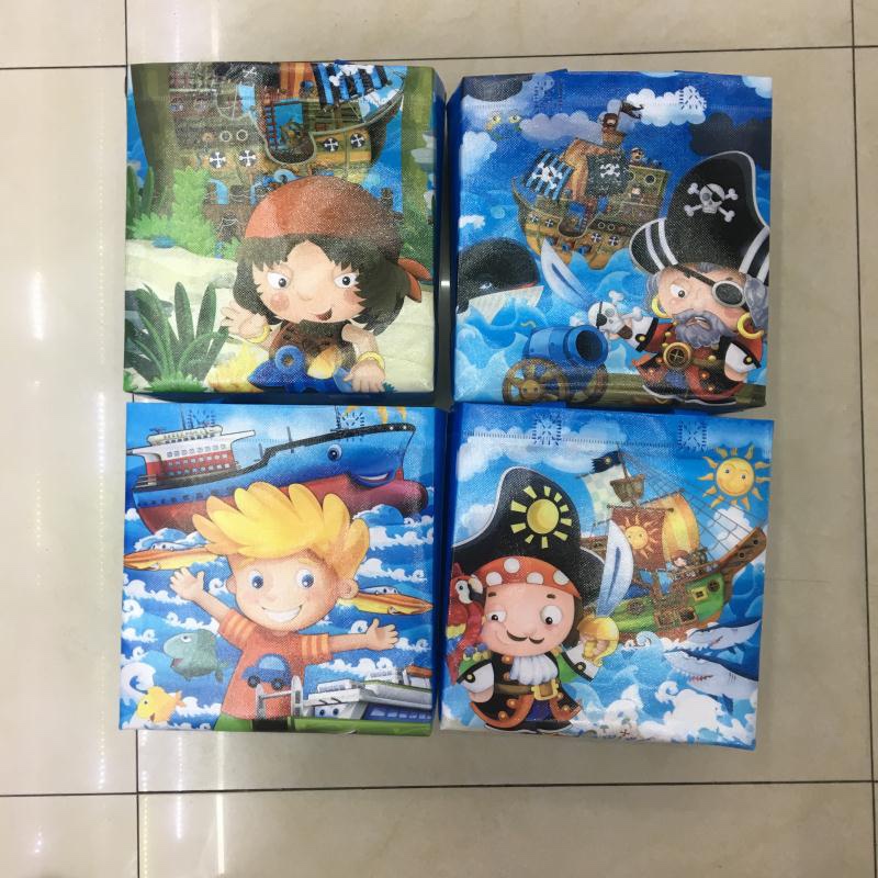 Manufacturers Direct Portable Composite Pirate Three-Dimensional Bag Horizontal Vertical Version Shopping Bag