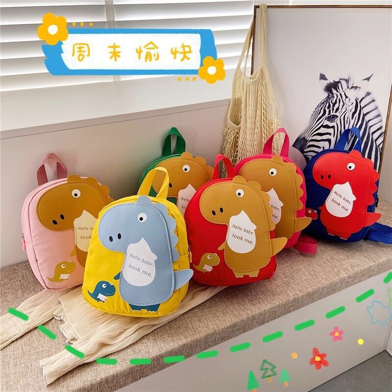 儿童包2021新款卡通可爱幼儿园书包恐龙迷你双肩包宝宝小背包外贸