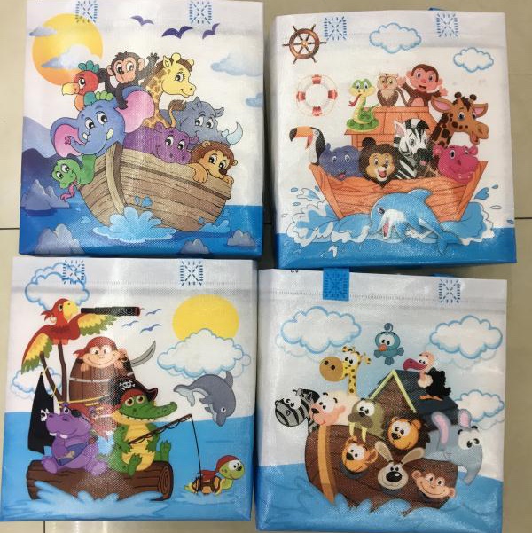 Manufacturers Direct Sales Of Portable Composite Sea Ship Three-Dimensional Bag Horizontal Vertical Version Shopping Bag