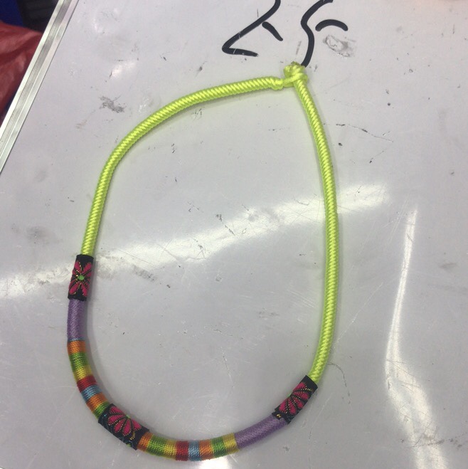 Ethnic wind necklace green