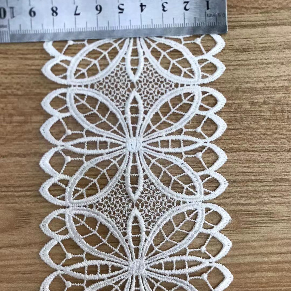 Polyester Milk Silk Bar Code Dress Lace Accessories Lace Spot Custom Lace