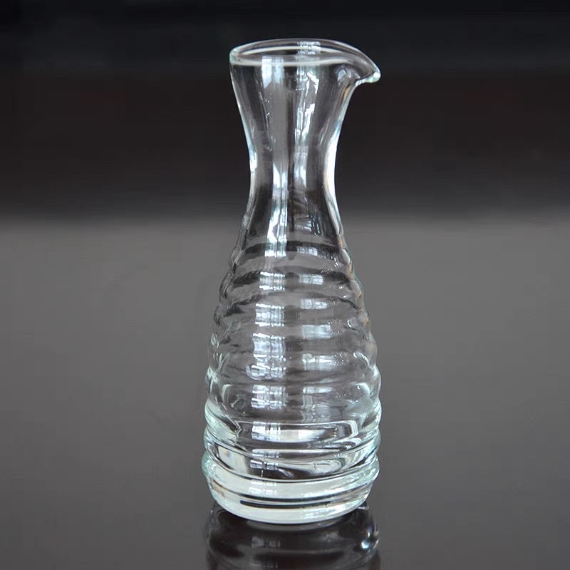 Household lead-free glass wine dispenser, 100-milliliter transparent liquor dispenser, small wine glass detail image 3