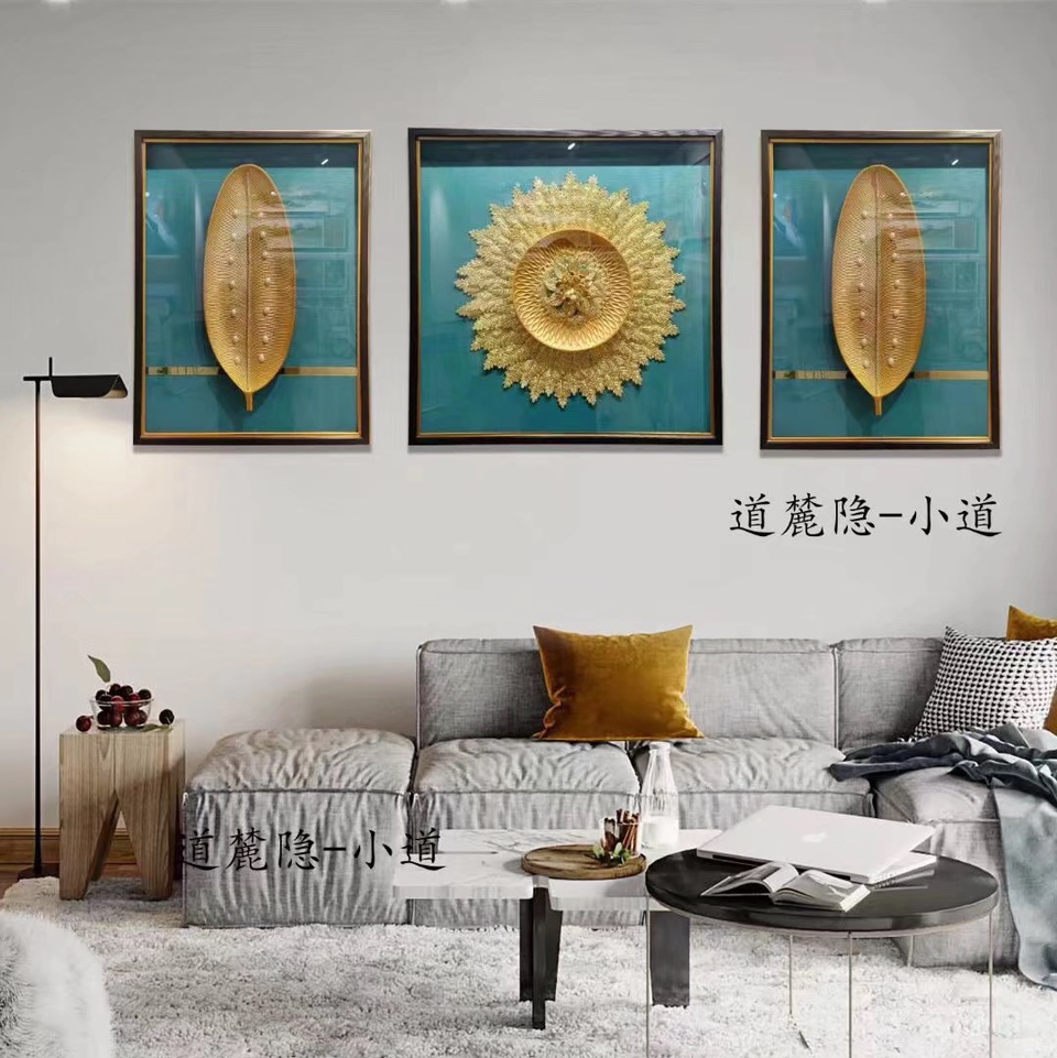 Hand-made object painting/feather painting/living room painting/Home