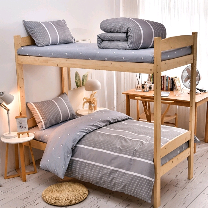 New cotton students 3-piece single dormitory 3-piece set 17 thumbnail