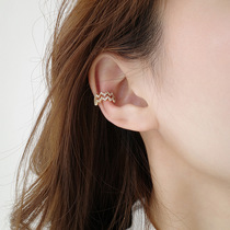 ins Cold Wind delicate wave zirconium drill ear bone clamp