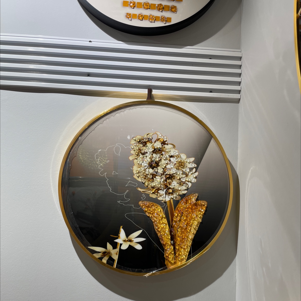 Aluminum alloy round crystal porcelain