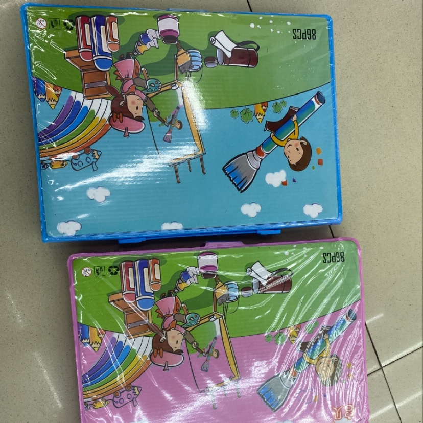 تعليم ثقافي مكتبي في مجال القرطاسية 86PCS لتعليم الفنون الجميلة للأطفال details Picture