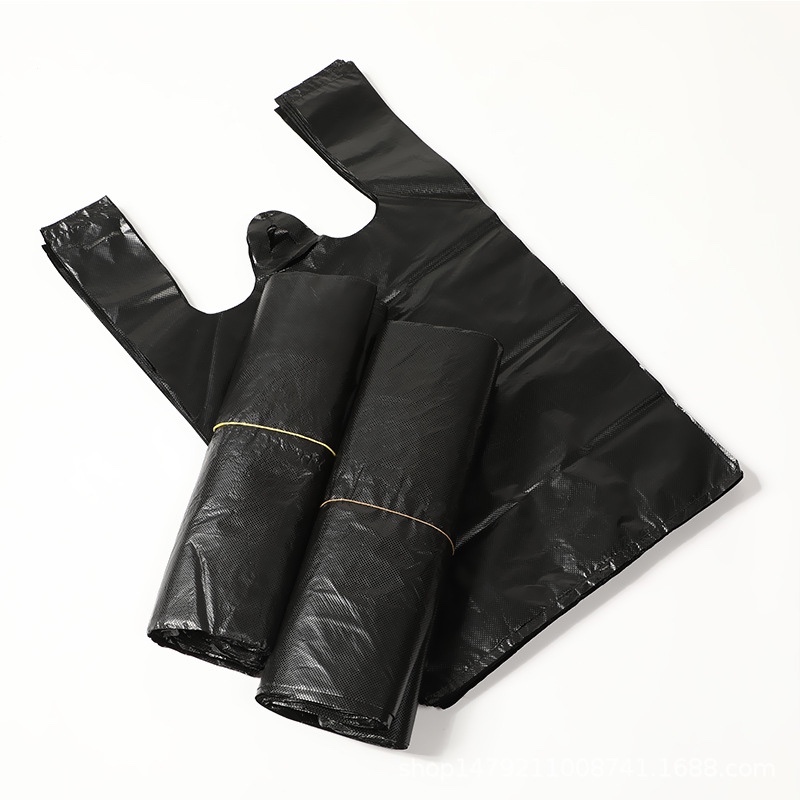 加厚型背心袋32*52黑色包装打包袋详情图1