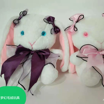 Lolita Rabbit White rabbit two-color ribbon cute elf