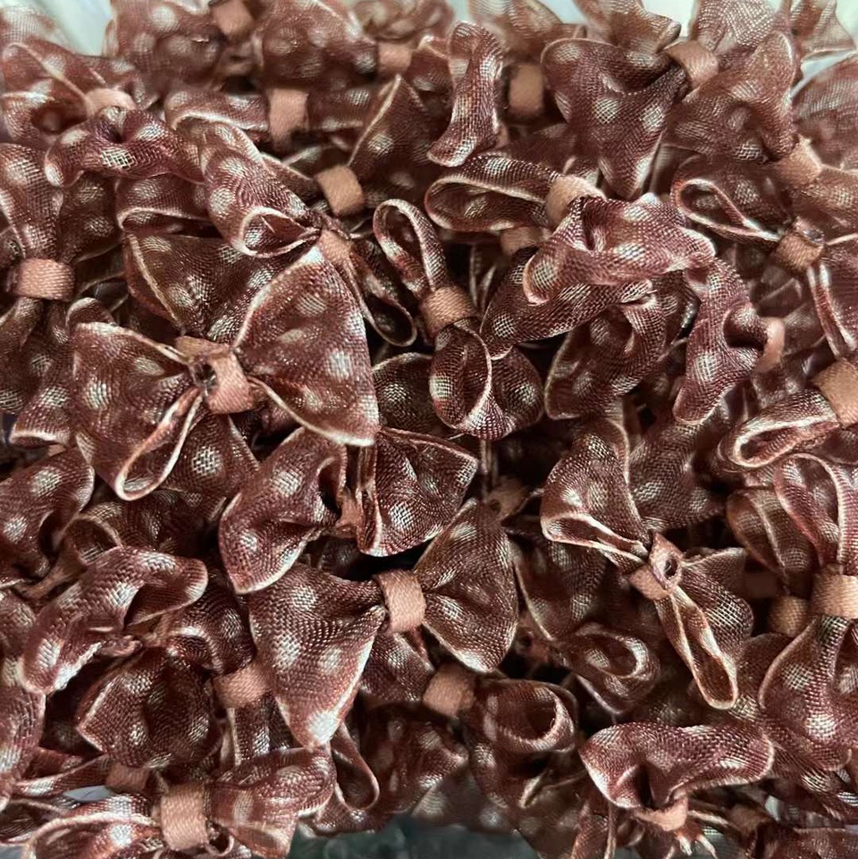 波点领结蝴蝶结花手工diy爆款网红款