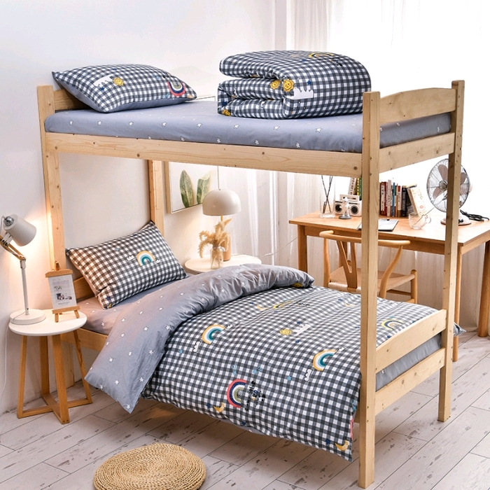New cotton students 3-piece single dormitory 3-piece suite 9