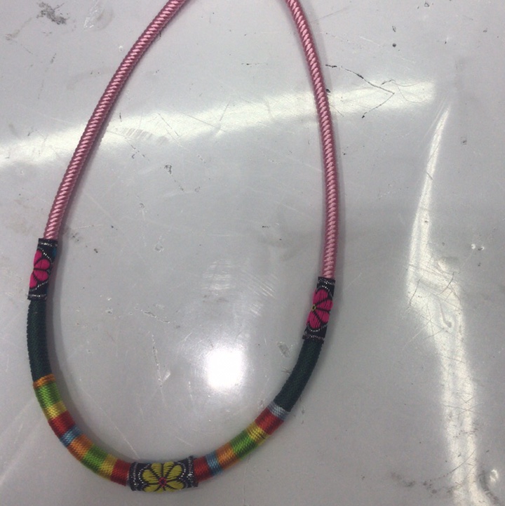 Ethnic style necklace powder