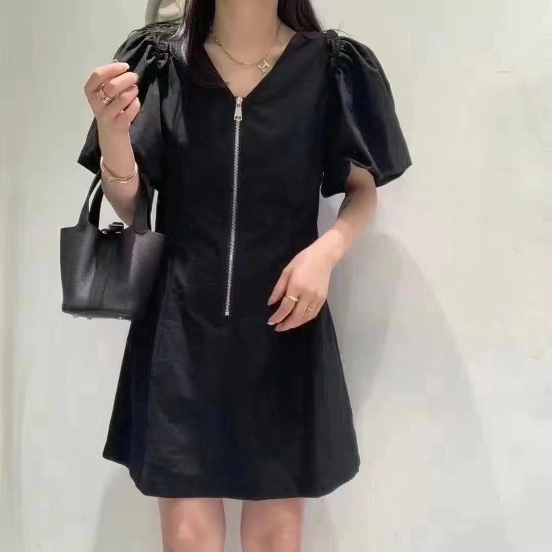 Black slimming dress