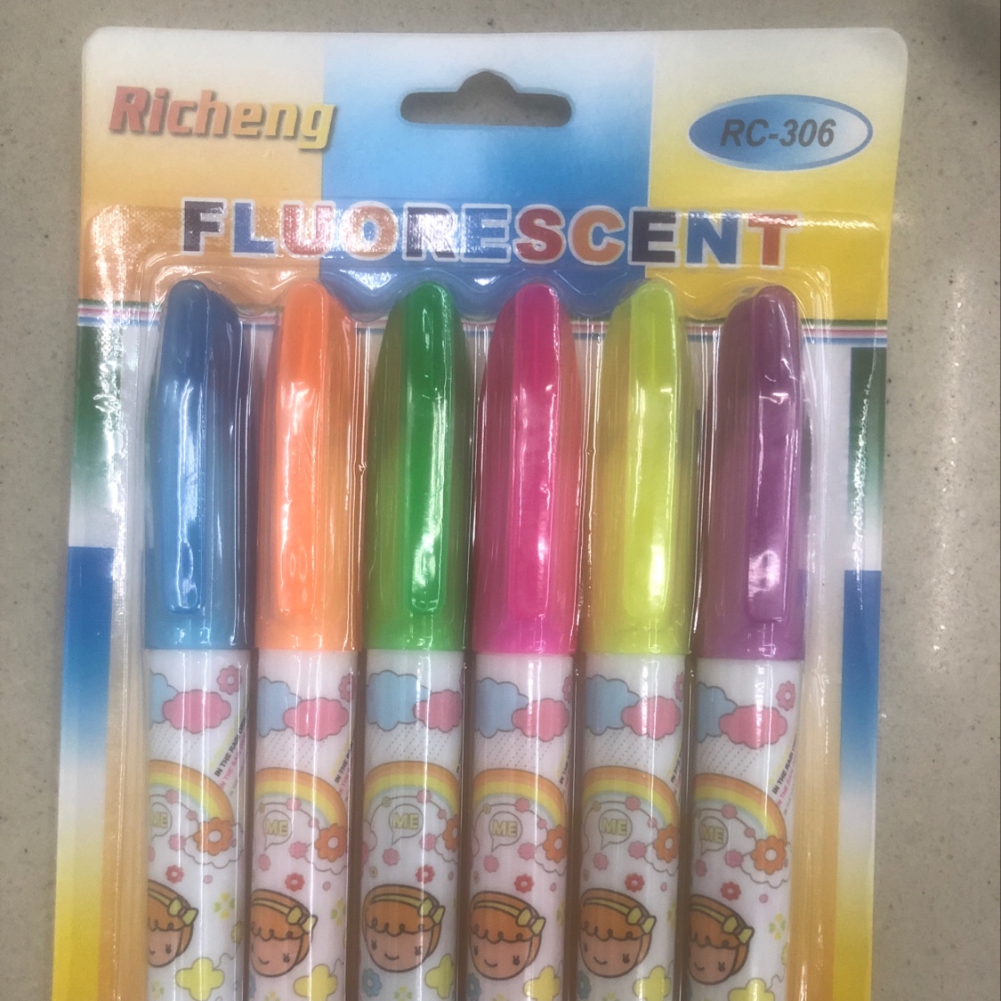 306-6 card-mounted highlighter