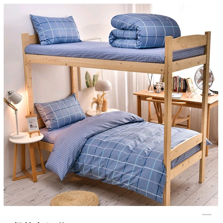 New all-cotton student three-piece set, single dormitory three-piece set 15