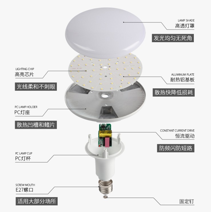 灯具照明实物图