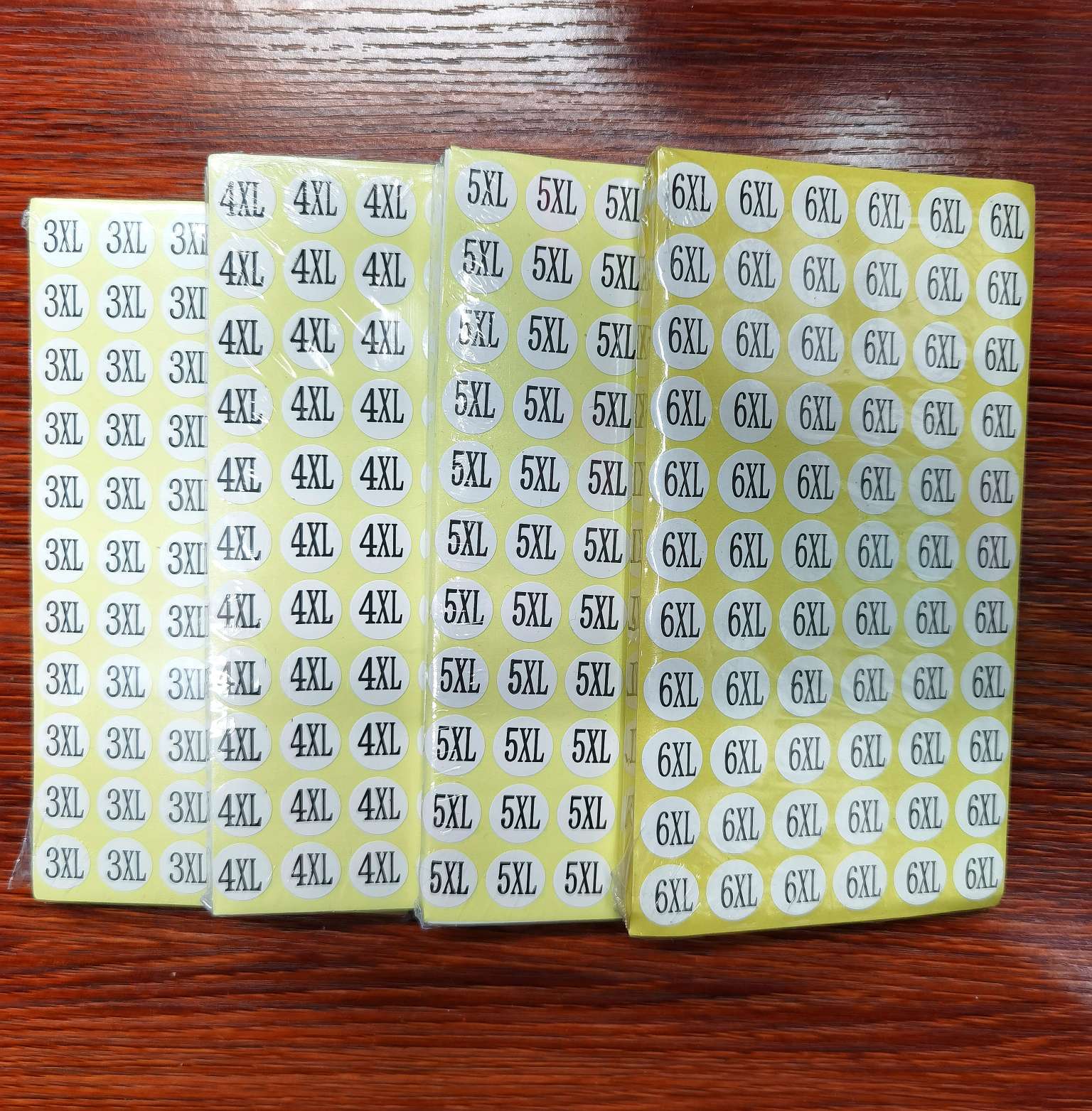 Self-Adhesive Number Stickers for Warehouse Operations