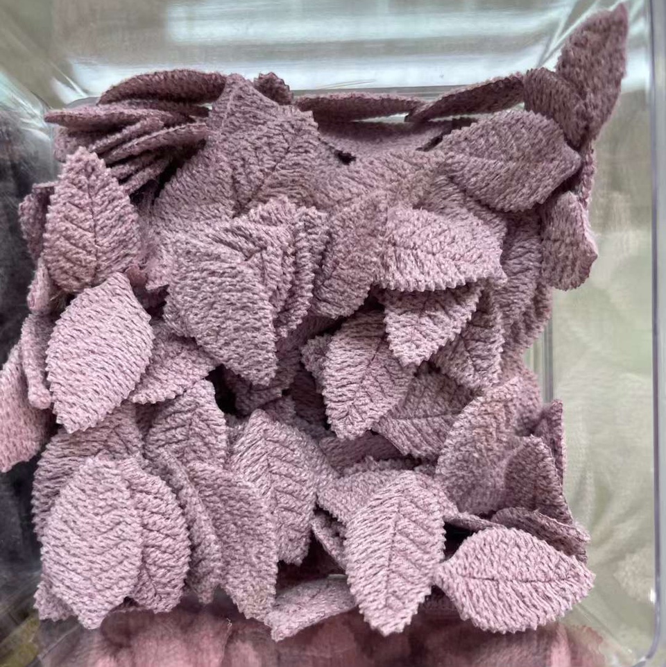 Small leaf flower diy handmade clothing accessories indentation