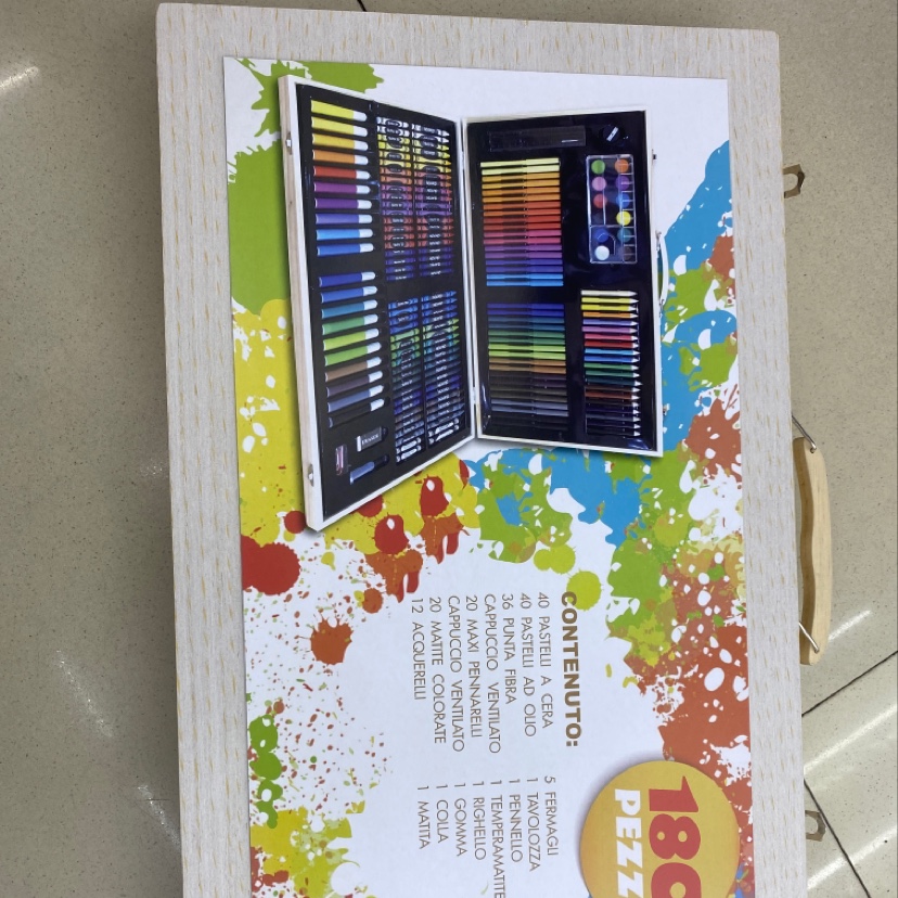 Wangsheng Stationery Office Culture Learning 180pcs Painting Set