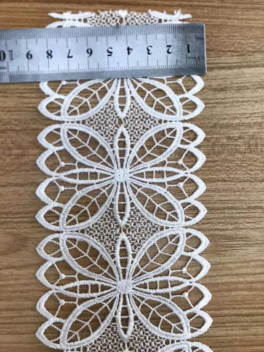 Polyester Milk Silk Bar Code Dress Lace Accessories Lace Spot Custom Lace Application Scenario