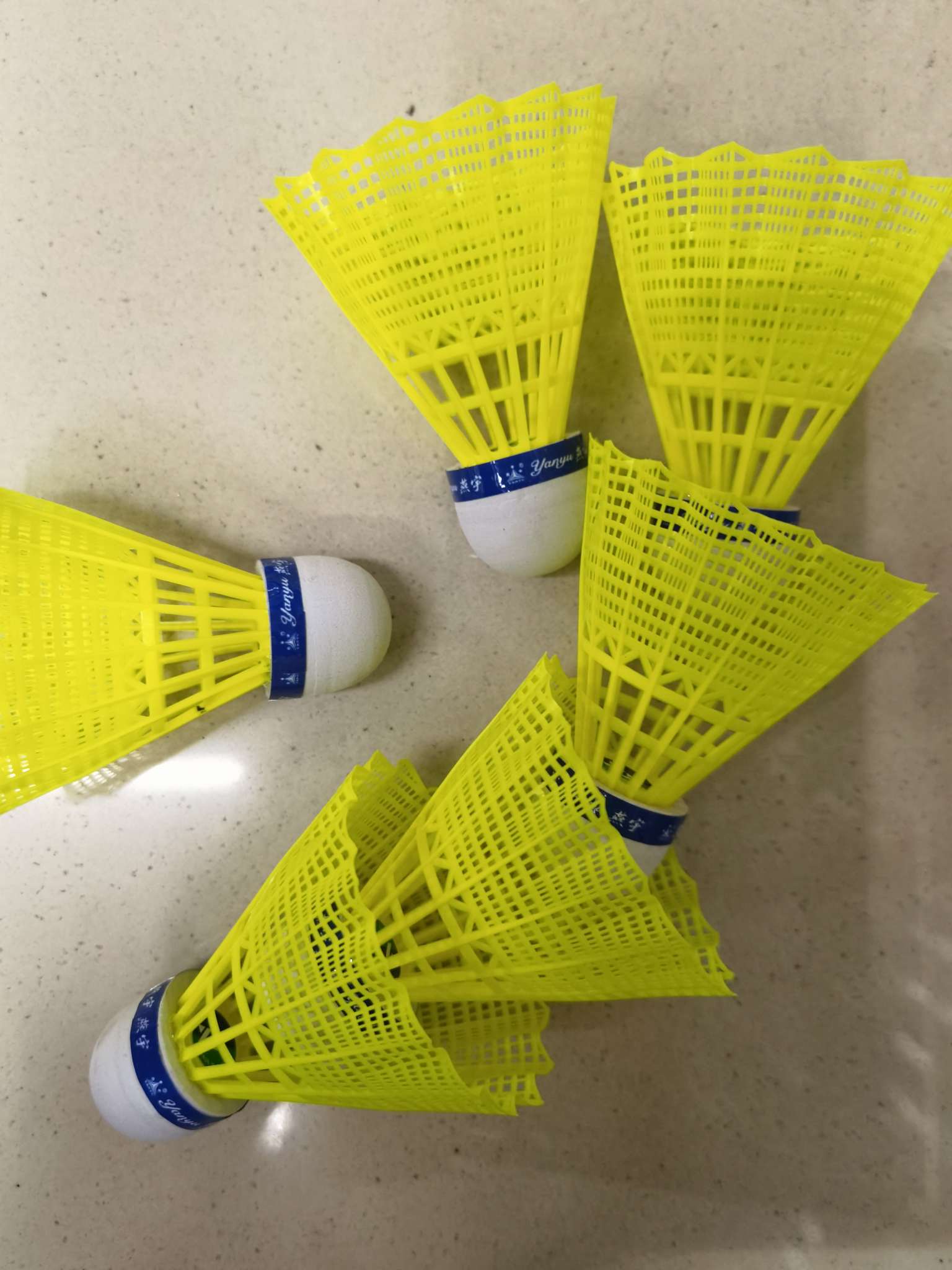 Yanyu 1000-6 Nylon Badminton 6 Packs details Picture