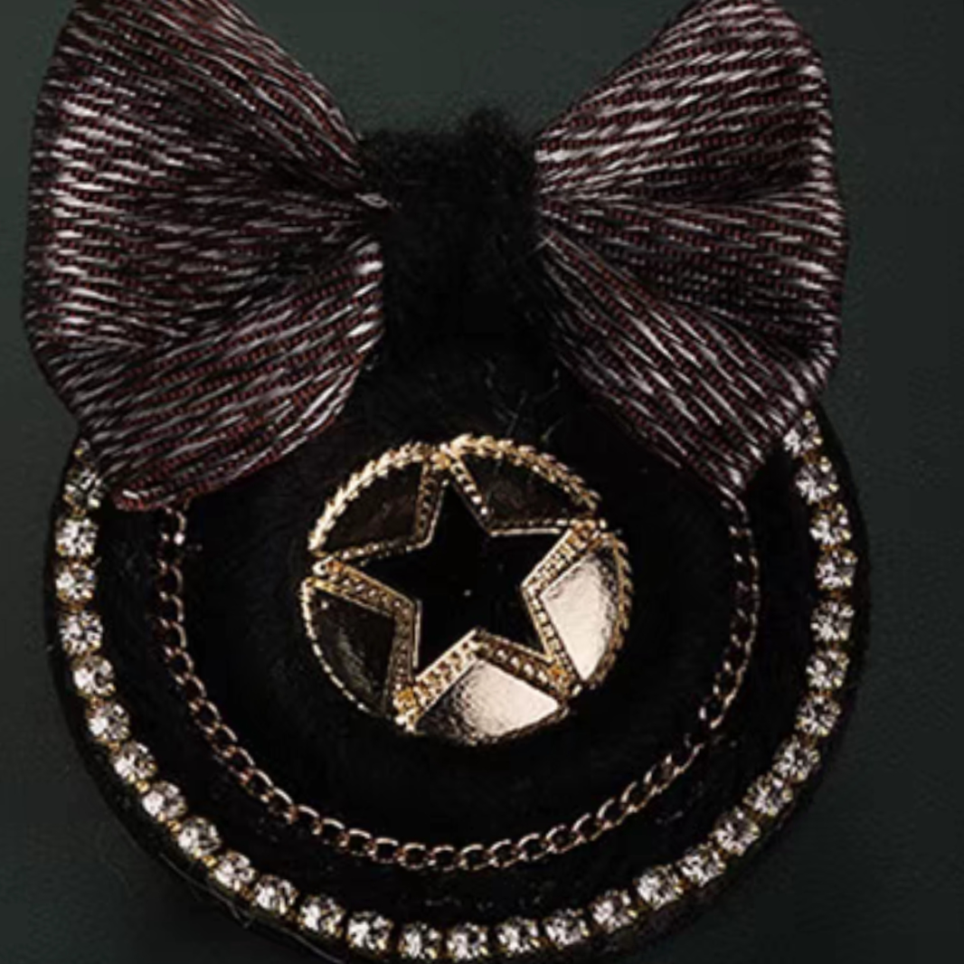 Baroque vintage brooch European court badge small fragrance bow button pin coat sweater accessories women