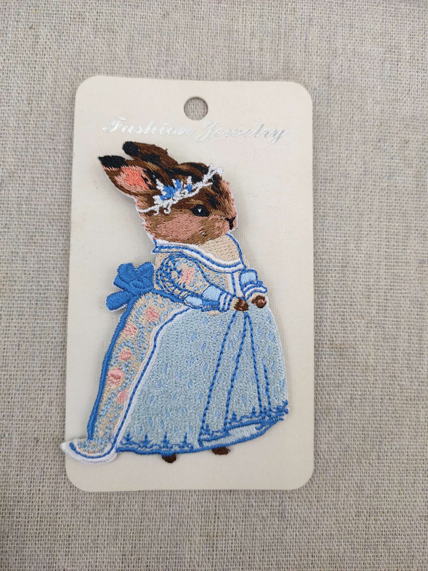 春日游园会 nis胸针森系刺绣兔子别针衣服胸花饰品详情图1