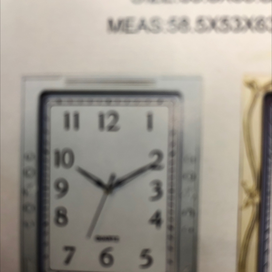 2501 wall clock