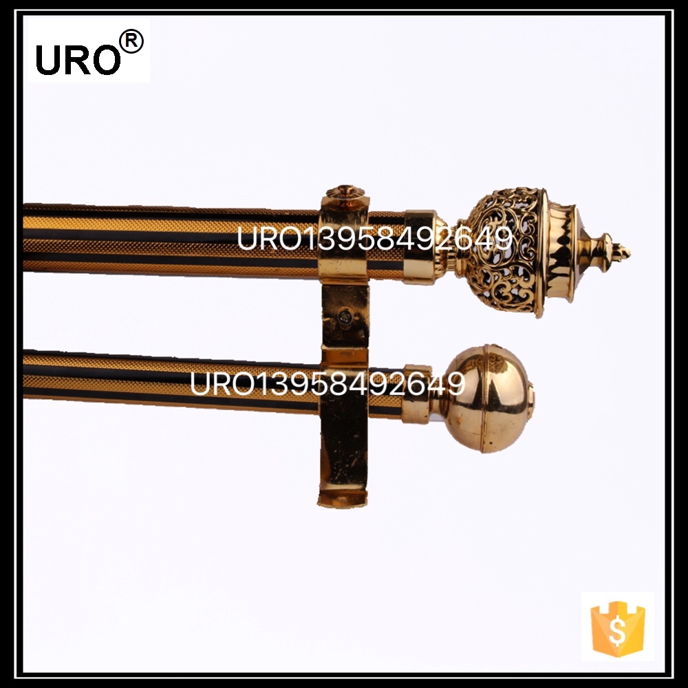 Golden rod,gold curtain rod ,curtain accessories 