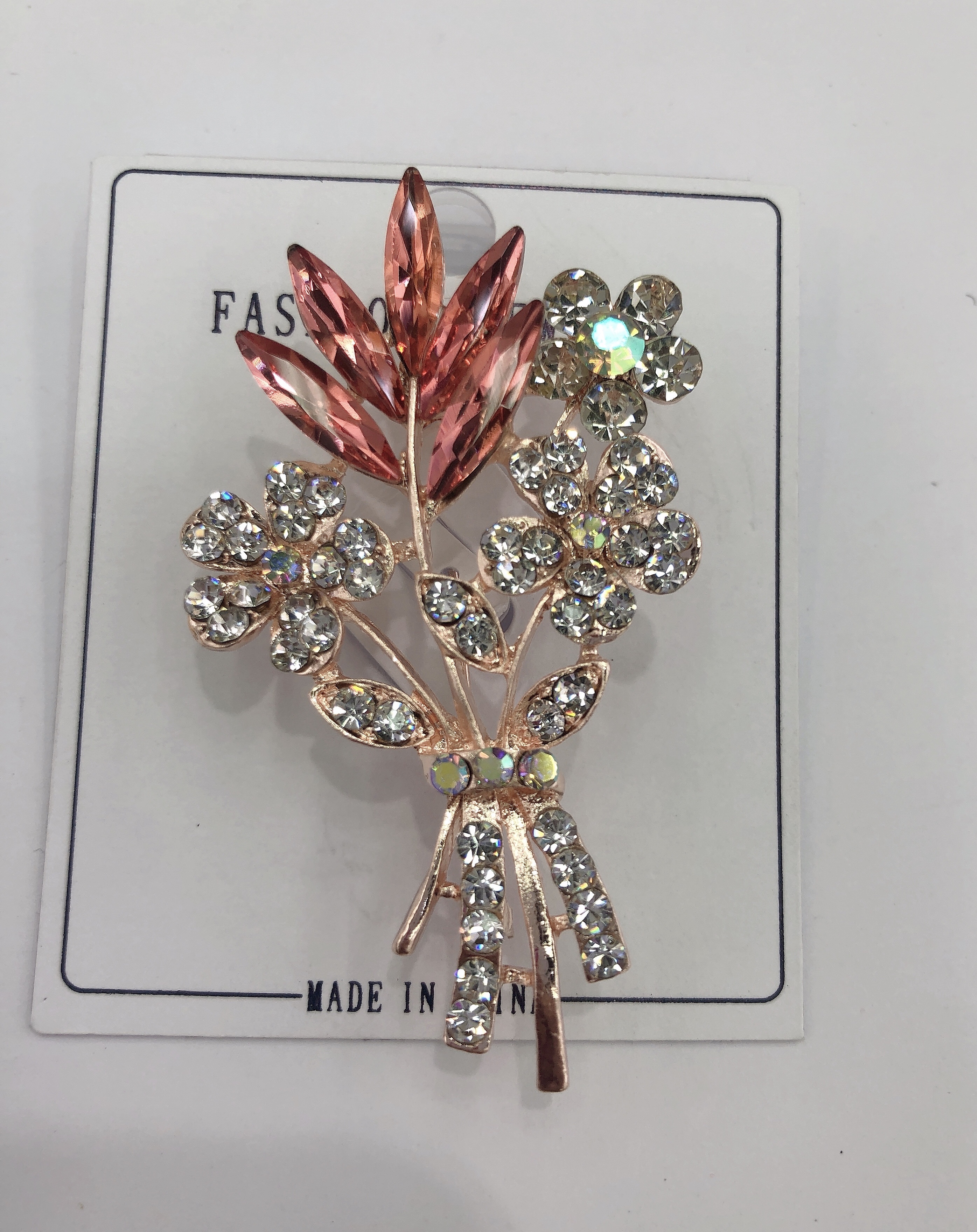 High-end, simple and elegant, trendy and fashionable Korean luxury coat, versatile bouquet brooch Item Picture
