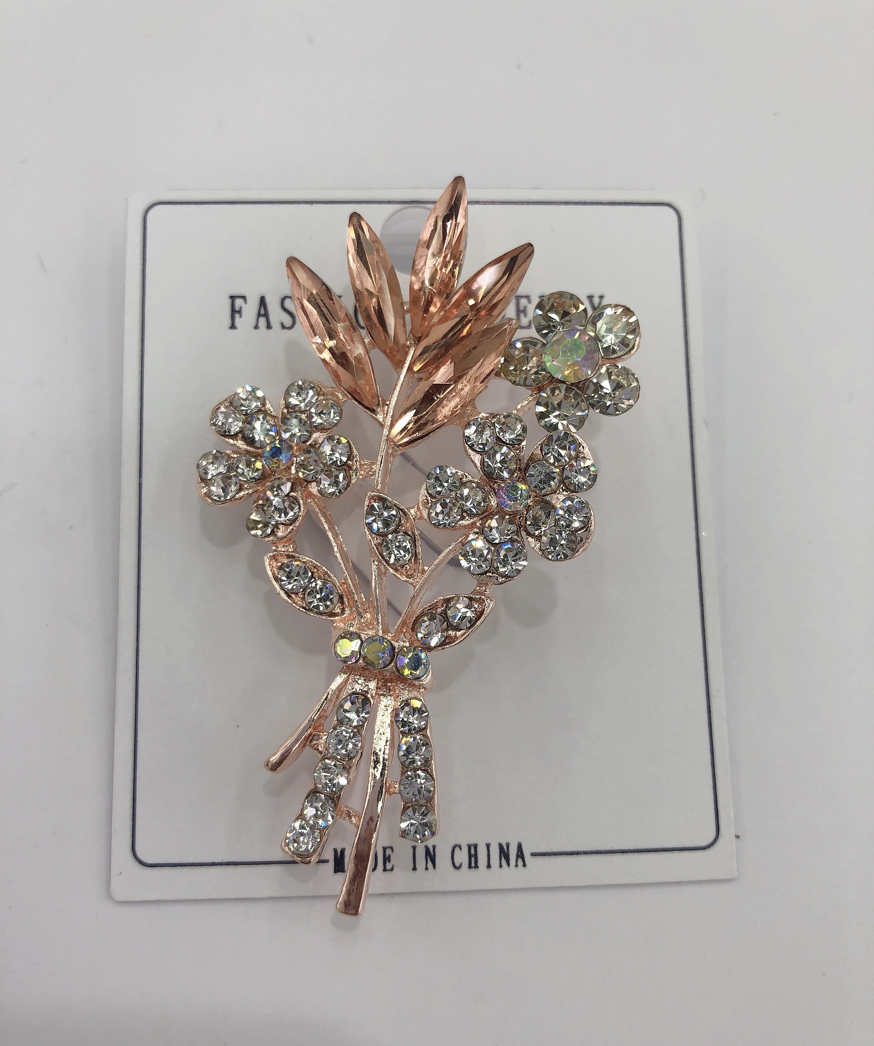 High-end, simple and elegant, trendy and fashionable Korean luxury coat, versatile bouquet brooch Specification image