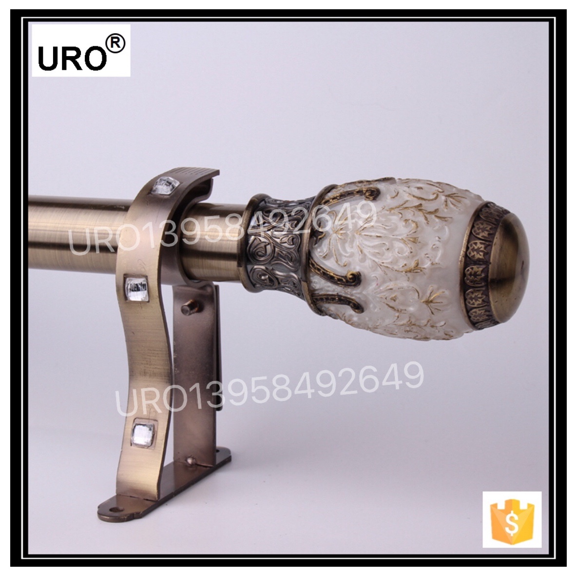 Best selling curtain rod,iron pipe curtain accessories 