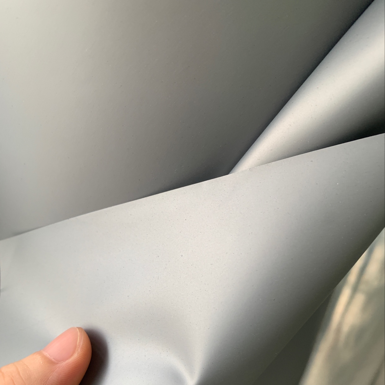 Silver-gray Peva film