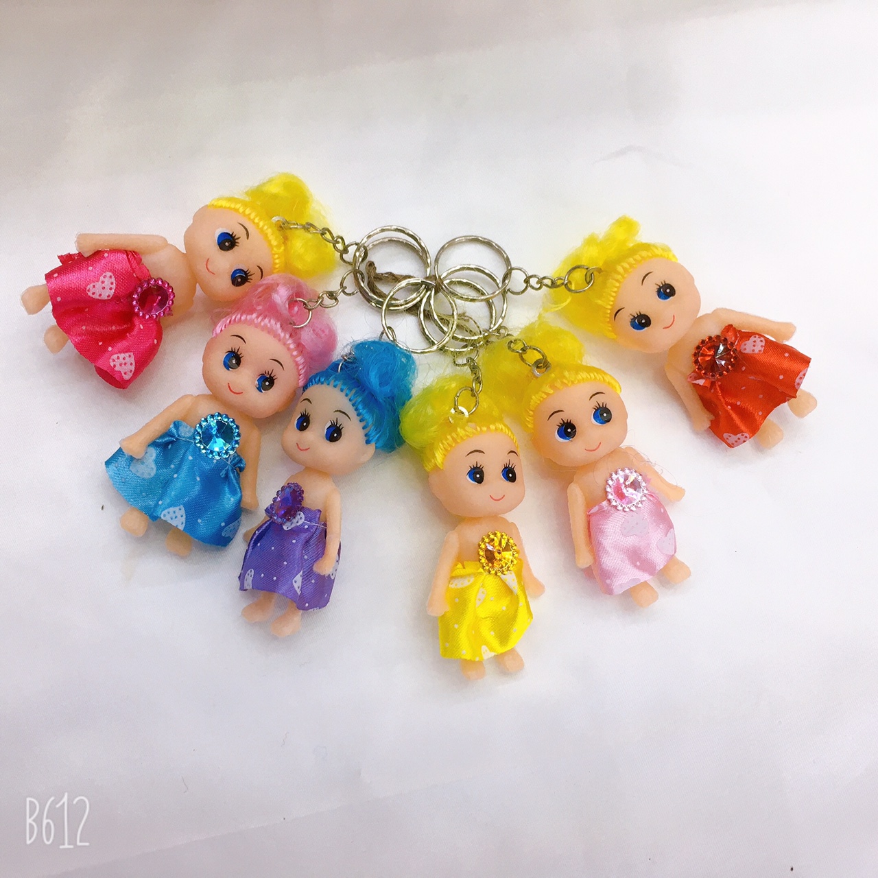 新款赤脚短裙迷糊娃娃儿童过家家玩具书包挂饰摆设件小礼品