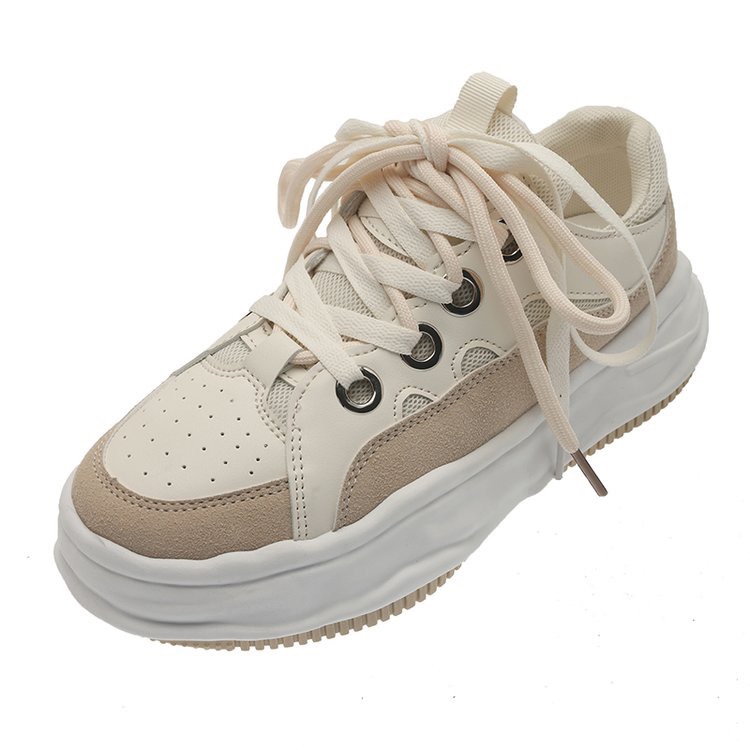 网红小众设计复古德训鞋女2021秋季新款韩版百搭拼色休闲运动板鞋