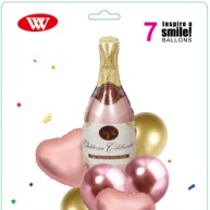 7pca酒瓶铝模球套装