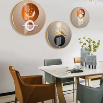 Aluminum alloy round crystal porcelain painting