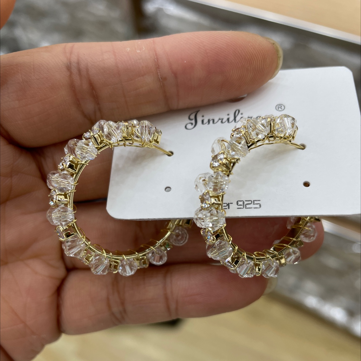 اليوم قرط الكريستال للزينة detail image 2