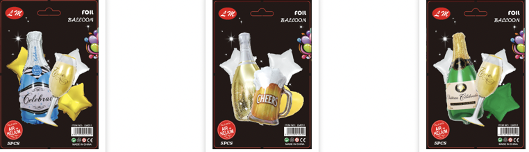 5pcs酒瓶铝模球套装产品图