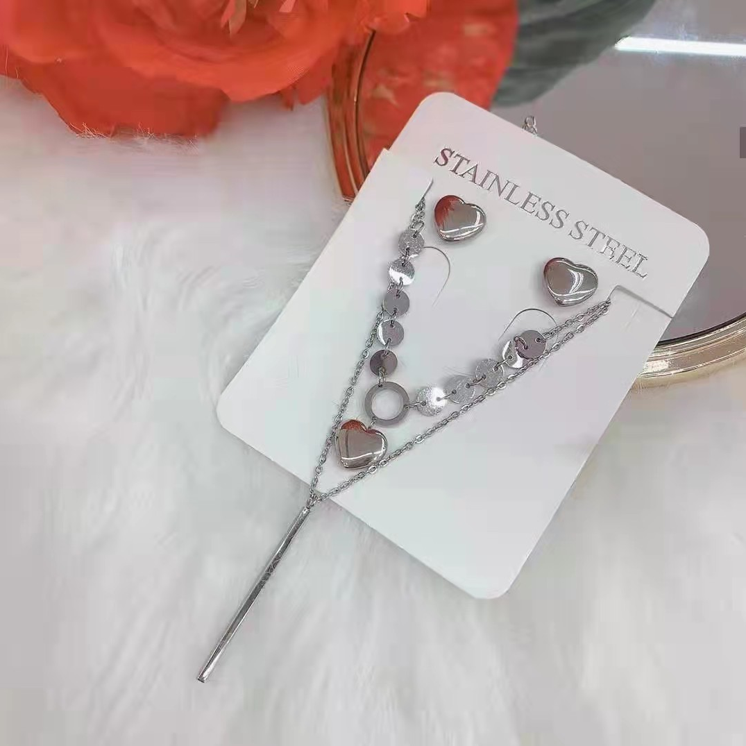 Titanium steel necklace 1