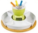 精品陶瓷色釉巧克力熔炉 果盘套装详情图1