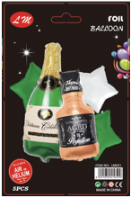 5pcs酒瓶铝模球套装细节图