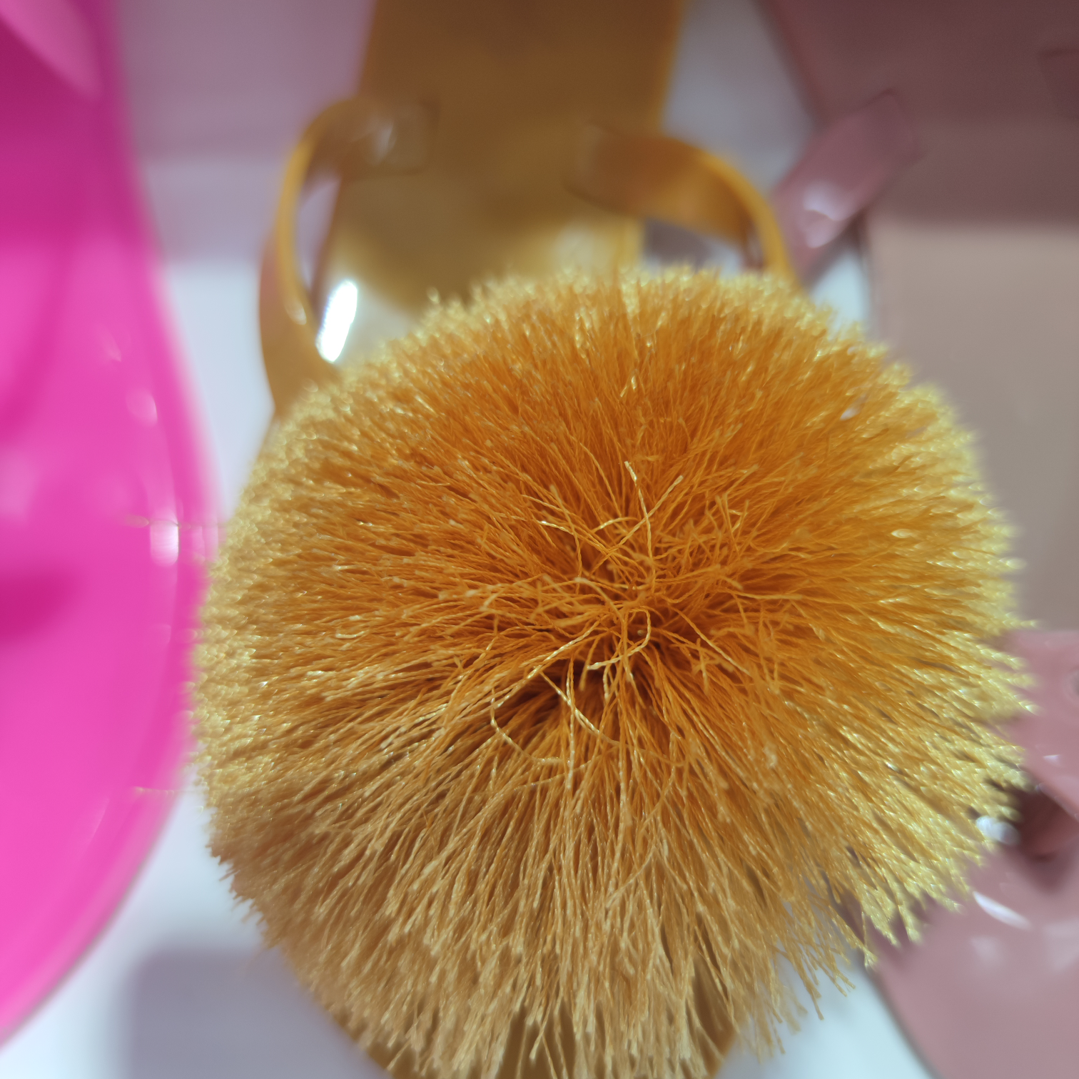 Crystal shoe tassels