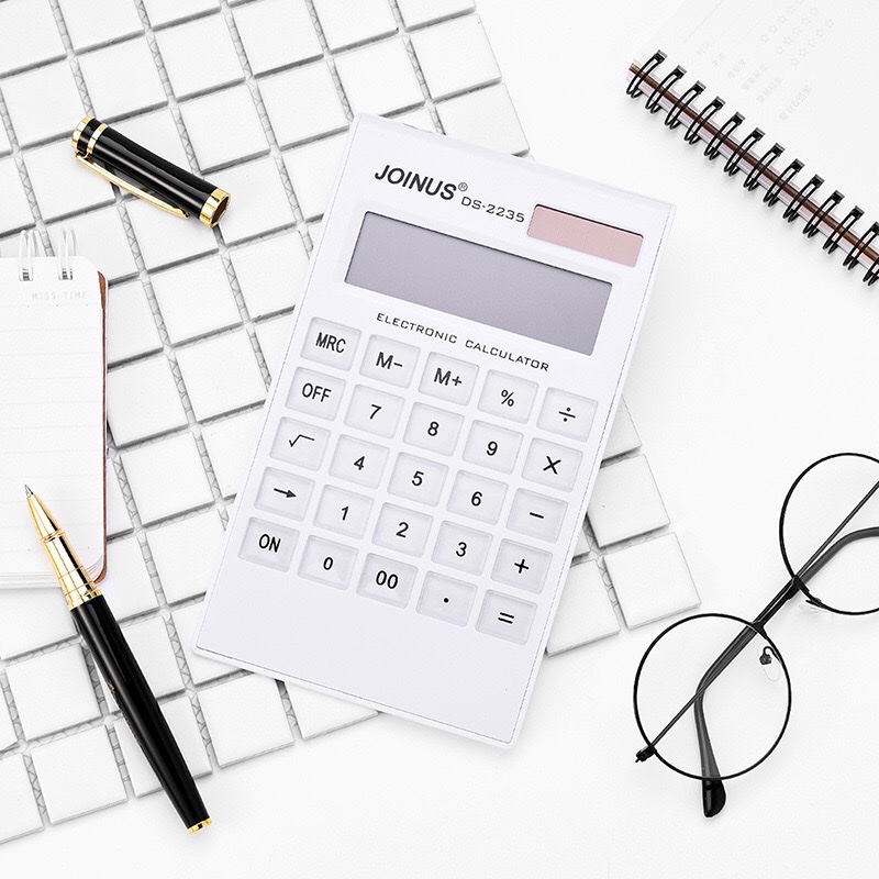 DS2235礼品定制计算器太阳能电子可印制logo水晶按键无唛白盒装 详情图8