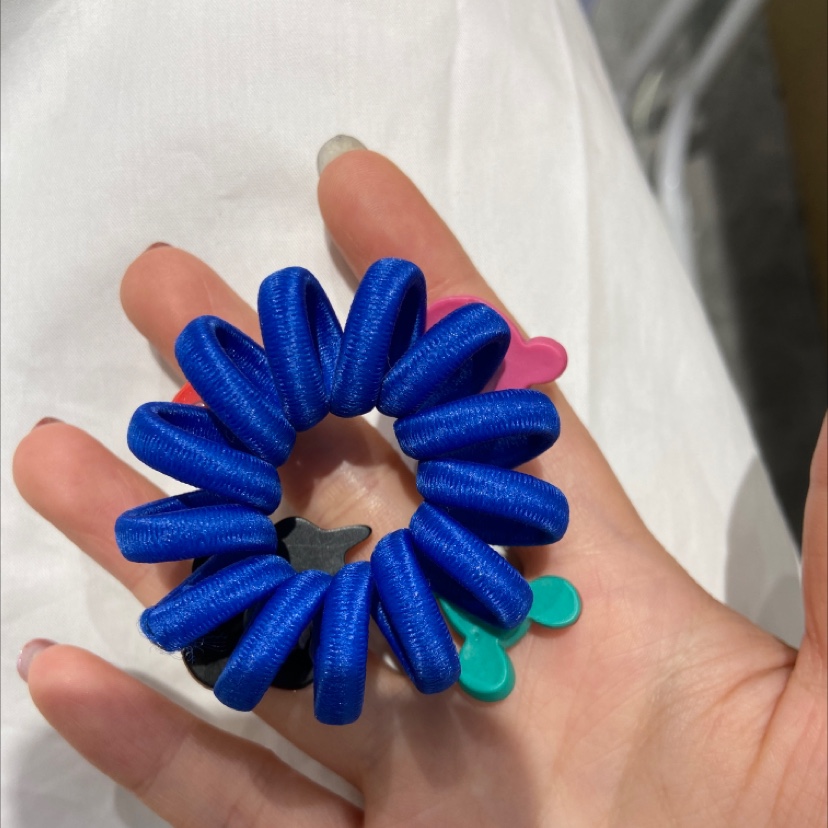 卡通图案电话线细节图